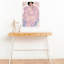 Serene Sleeping Woman Abstract Modern Wall Art Print 1 Piece Wrapped Canvas Wall Art-2037449078