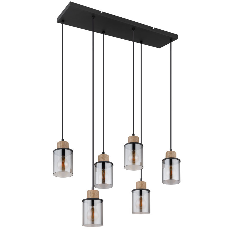 Lakeila 6 - Light Black Kitchen Island Pendant