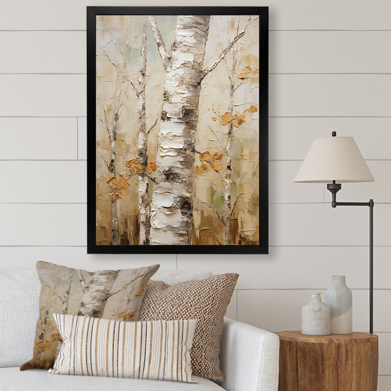 «Tree American Basswood II», art mural arbre, Cadre photo noir, H 20 po x l 12 po x P 1 po