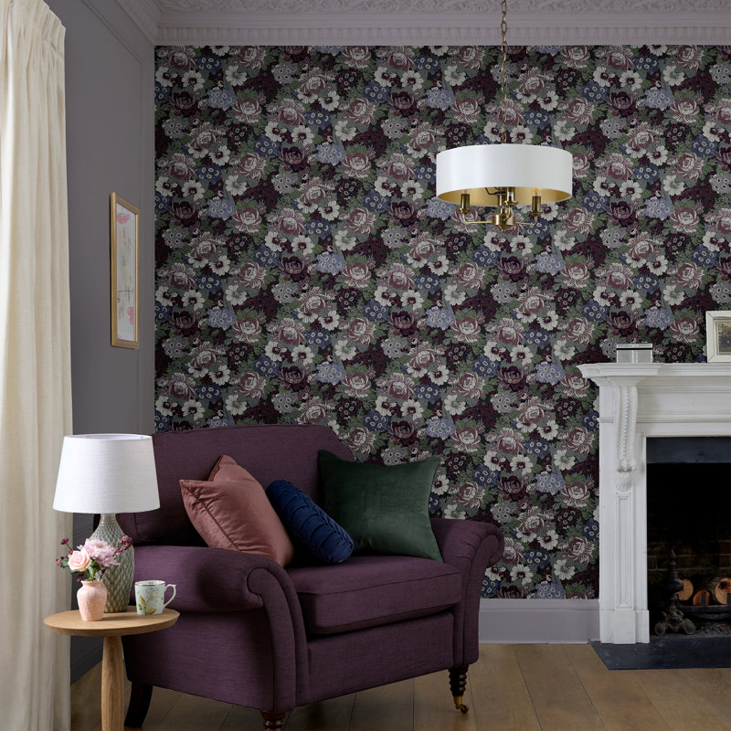 Papier peint floral Faded Glamour