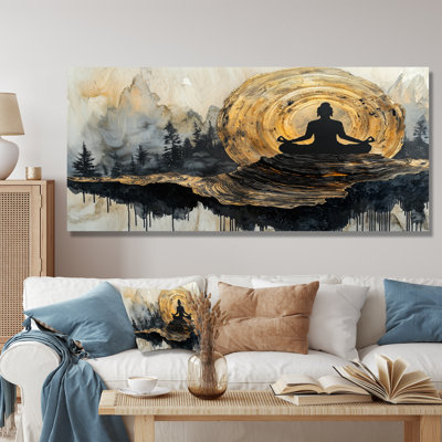 Guth Indian God Meditation Connecting to the Woods II - Hindouisme, art mural
