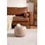 30cm Small Tufted Round Upholstered Ottoman-1622028408