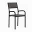 Office Visiting Chair with metal frame, Black