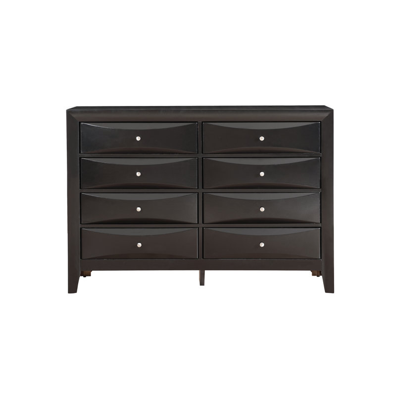 Champetre 59'' W 8 - Drawer Dresser, Black