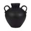 Vase en terre cuite fabriqué à la main avec deux poignées - Pichet d'inspiration moderne Amphora pour un décor élégant - Vase sculptural élégant pour arrangements floraux, tablettes ou présentoir de table-520213859