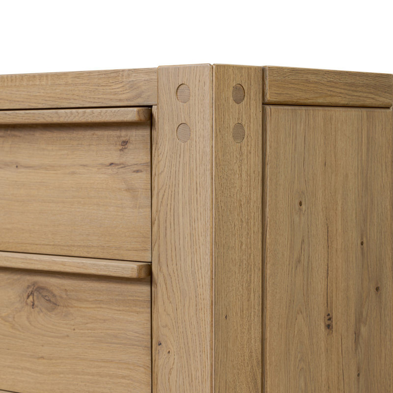 Emmer 6 Drawer Dresser-Aged Smoked Oak