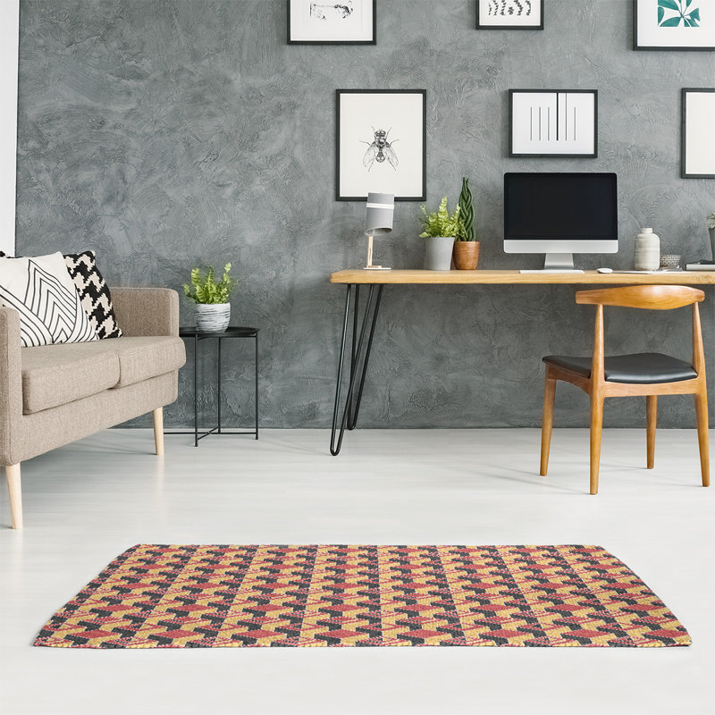 Jordao Geometric Indoor Rug, Rectangle 5' x 7'