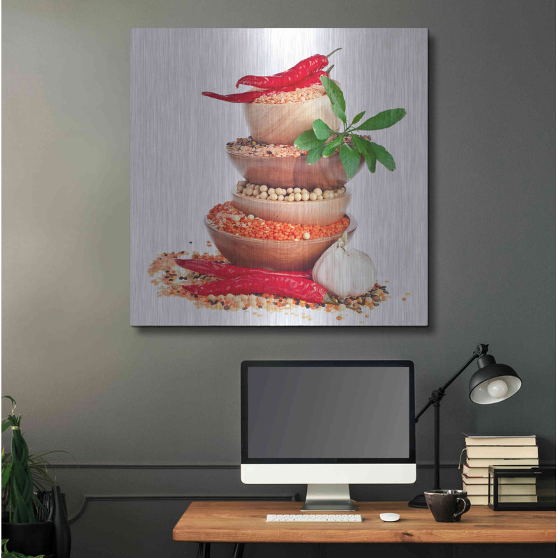 «Spice of Life», art mural en métal, H 36 po x l 36 po