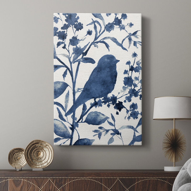 Bluebird Silhouette I - galerie sur mesure, H 36 po x l 24 po