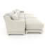 Trois places en tissu de chenille beige, 3 coussins entièrement compressés, conception ergonomique, beige facile à installer avec le matériau, dossier amovible-1853029632
