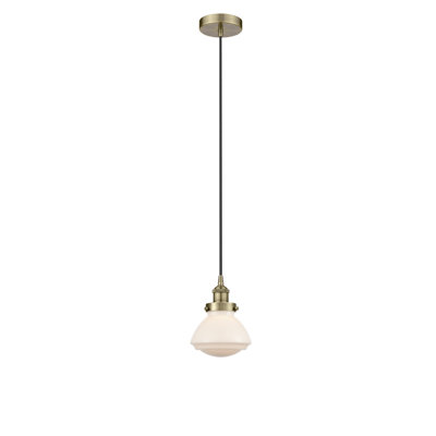 Luminaire suspendu en forme de cloche à 1 lumière Caille