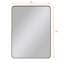 Miroir noir rectangulaire de 30 po x 40 po avec cadre en métal pour la chambre à coucher, la salle de bain, le salon, la décoration encadrée,-1224501270