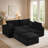 109.4" Cloudy Sectional Frameless Couch, No Assembly Required, Modern Modular Sofa With Deep Seat, Upholstered Couches For Living Room Bedroom-710194886-710194880