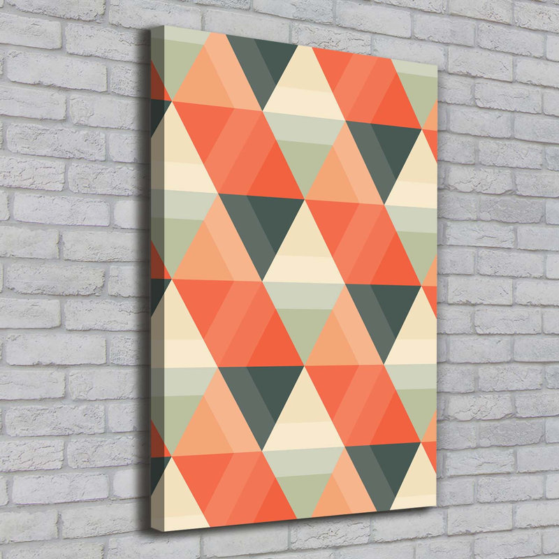 Geometric Background - Wrapped Canvas Print