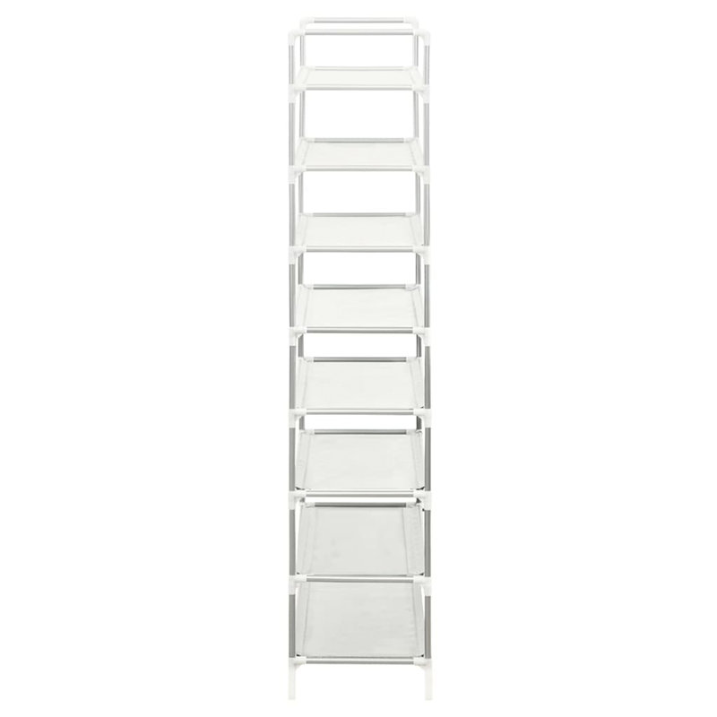 24 Pair Shoe Rack, Silver