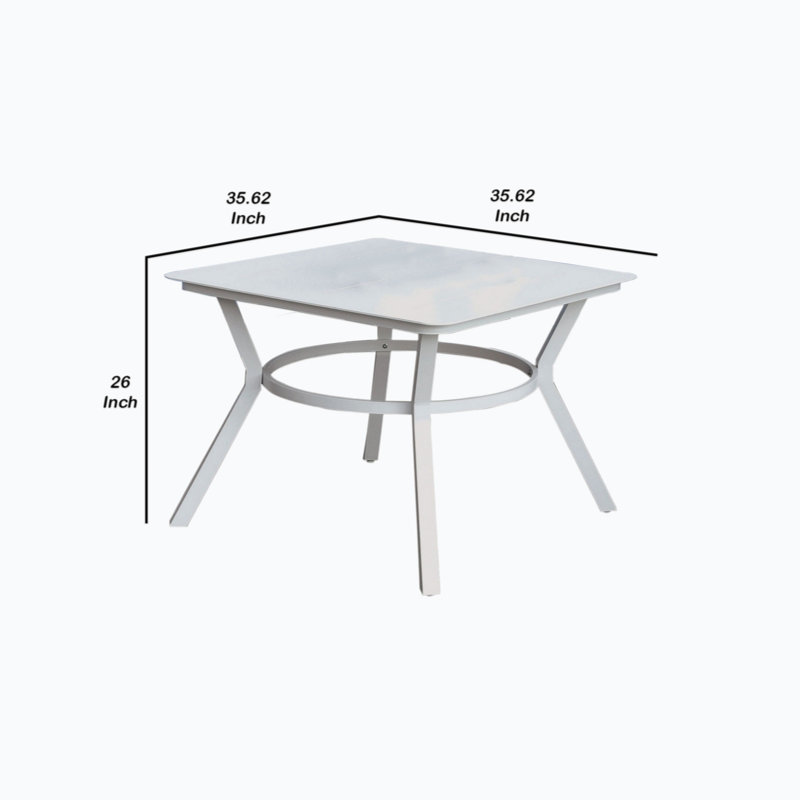Table d'extérieur pour restaurant L 36 po x l 36 po Darelys