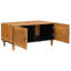 Solid Wood Coffee Table with Storage-1671448982