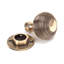 Aged Brass Beehive Mortice/Rim Knob Set-51983606
