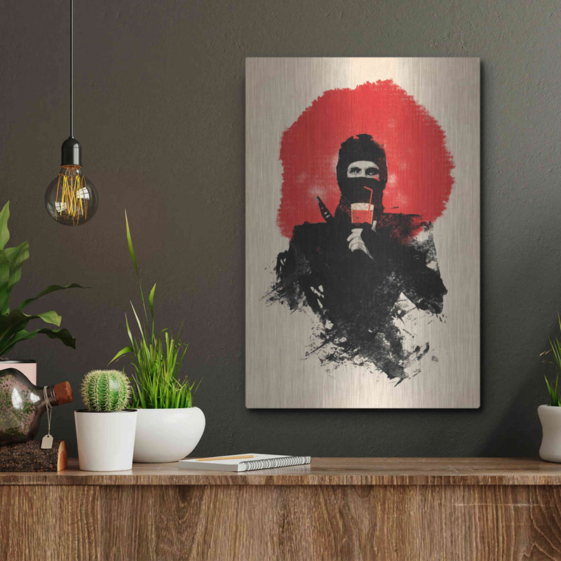 «American Ninja» par Robert Farkas, H 16 po x l 12 po
