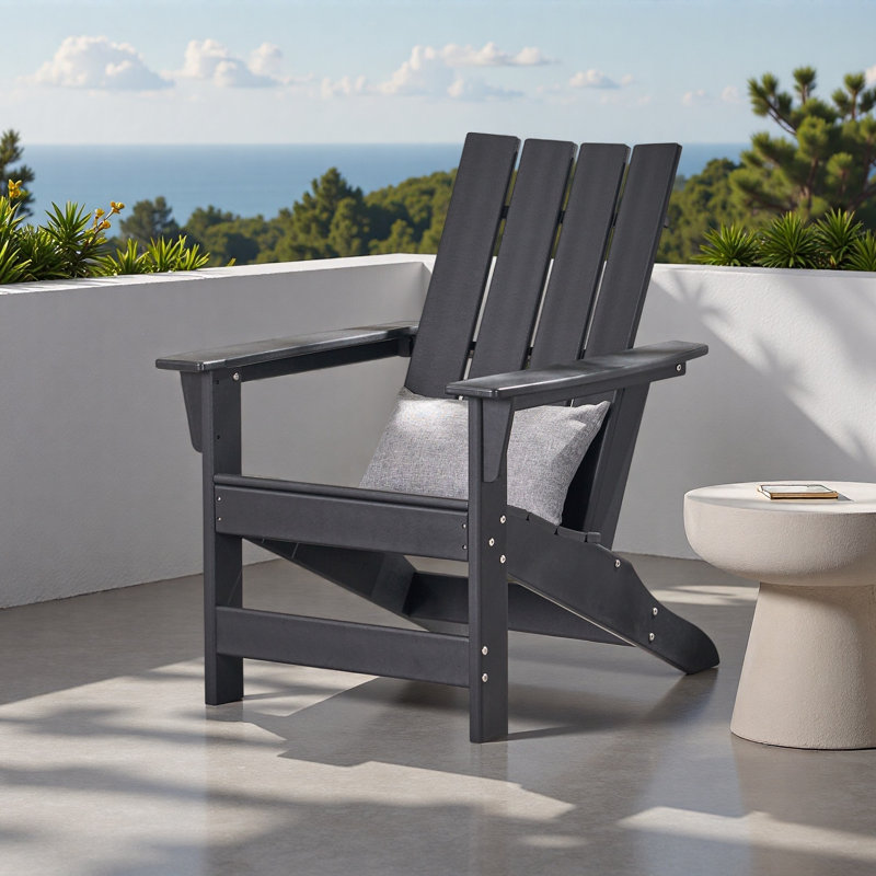 Chaise Adirondack, Noir