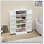 Freestanding LED Kitchen Pantry Cabinet With 2 Doors, Racks, And 2 Adjustable Shelves For Ample Storage And Elegant Design