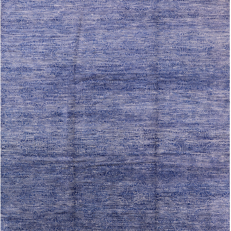 Tapis bleu Jantz, Carré 7 pi