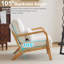 Fauteuils rembourrés en bois massif Lemley-896497342