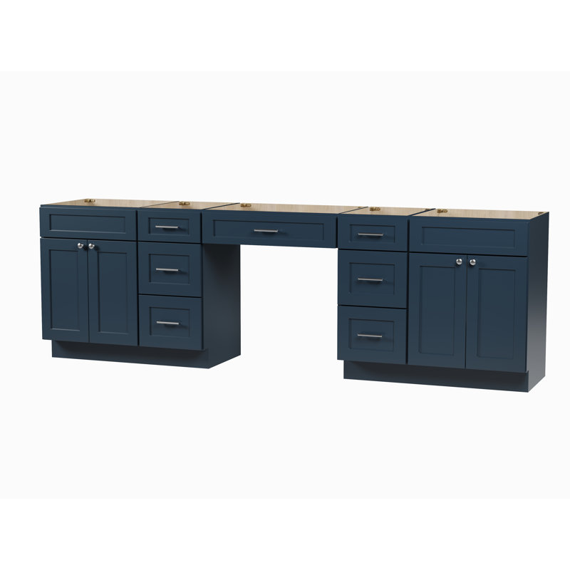 108 Base de meuble-lavabo double 108 seulement, Bleu