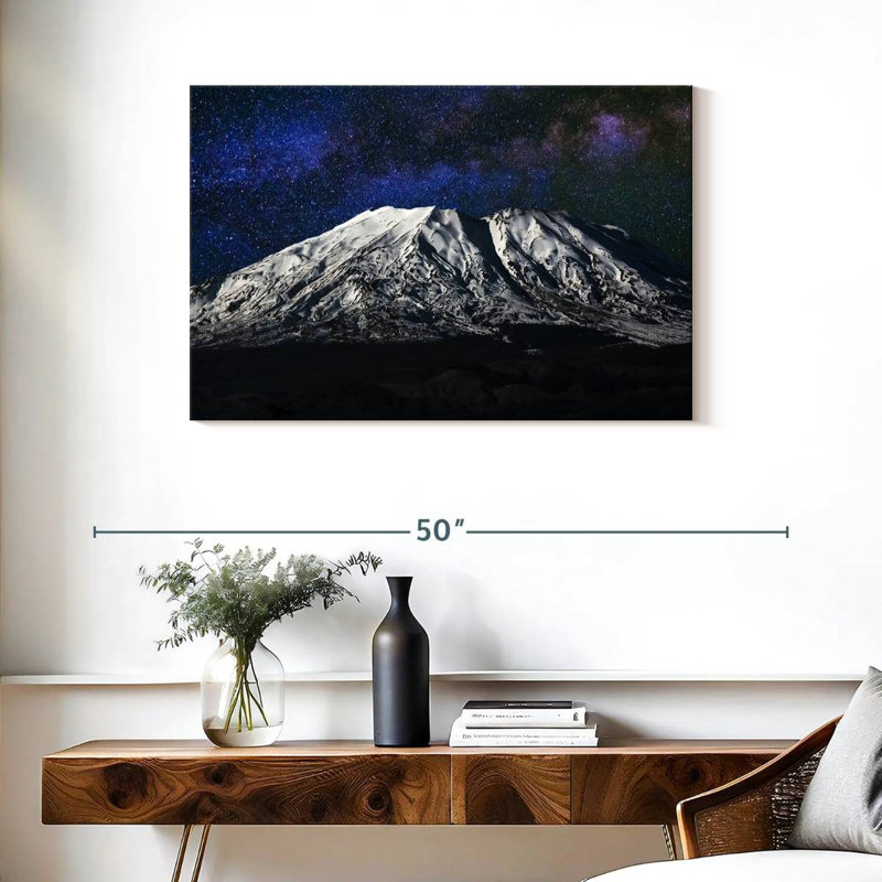 Nuit étoilée Alvord Mount St. Helens, H 24 po x l 36 po