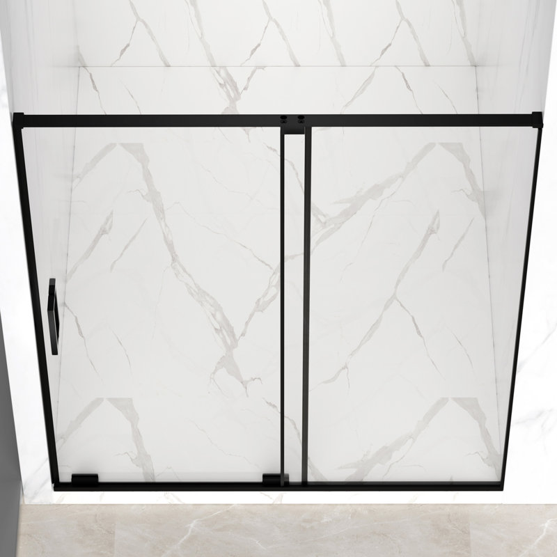 Porte de douche coulissante demi-cadre l 56-60 "x H 72"