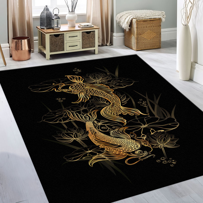 Vintage Floral Printed Soft Pile Rug with Intricate Botanical Design for Cozy and Stylish Home Decor, Rectangle 3'3" x 4'11"
