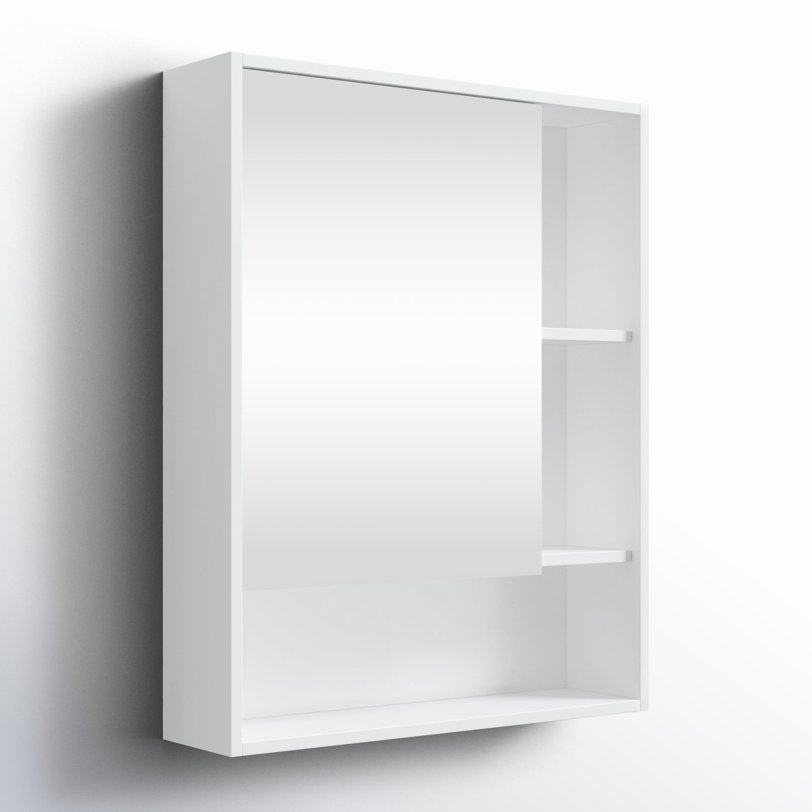 Jensen Surface Medicine Cabinet, White, Left