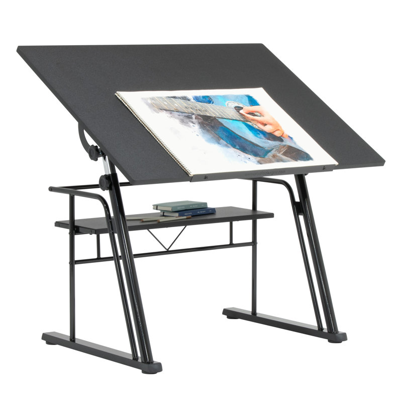 Table à dessin réglable en hauteur Cowen, Noir