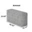 Canapé modulaire moderne en chenille l 56,7 po x P 56,7 po x H 25,6 po Modern-130027653-130027651