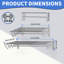 Metal Foldable Wall-Mounted Drying Rack-2075420800