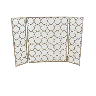 Fransen Metal Fireplace Screen