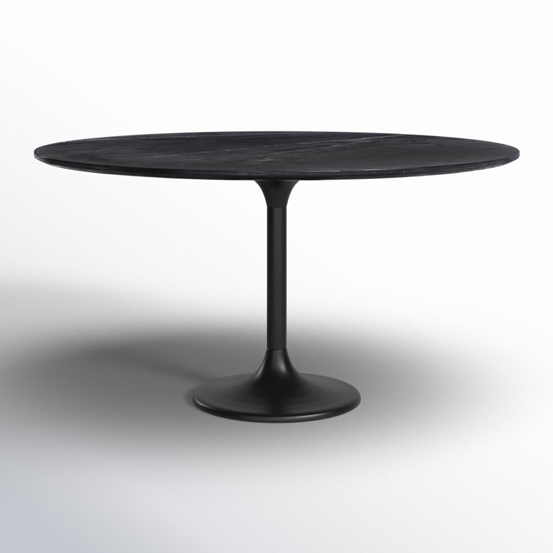 Table de salle à manger Victorine, Noir, H 30 po x l 71 po x P 36 po