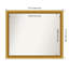 Townhouse Gold Non-Beveled Bathroom Wall Mirror-1016737395