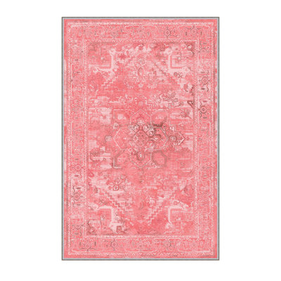 High-Quality 3D Printed Area Rug (2.6 x 4.0 ft), 100% Polyester, 0.3 in Pile Height | Antibacterial, Non-Slip PVC Felt Dot Underside | Machine Washable, Elegant Design for Living Room, Bedroom & Office