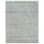 Burmesse Hand Knotted Wool Azure/Beige Area Rug-16662336