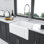 Compact Ceramic Farmhouse Sink - Laundry Room Design