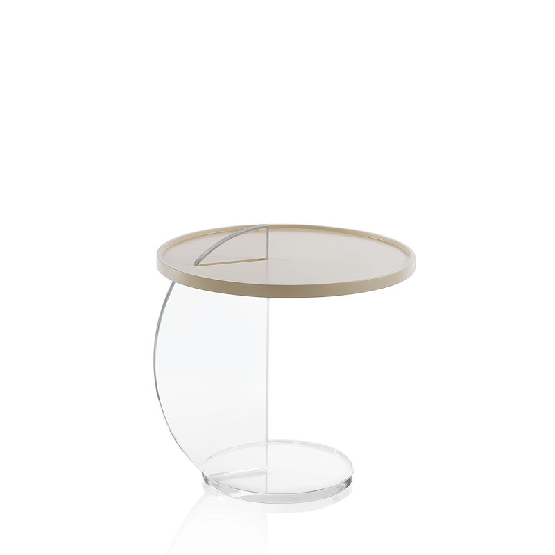 Cesaire Tray Top Abstract End Table