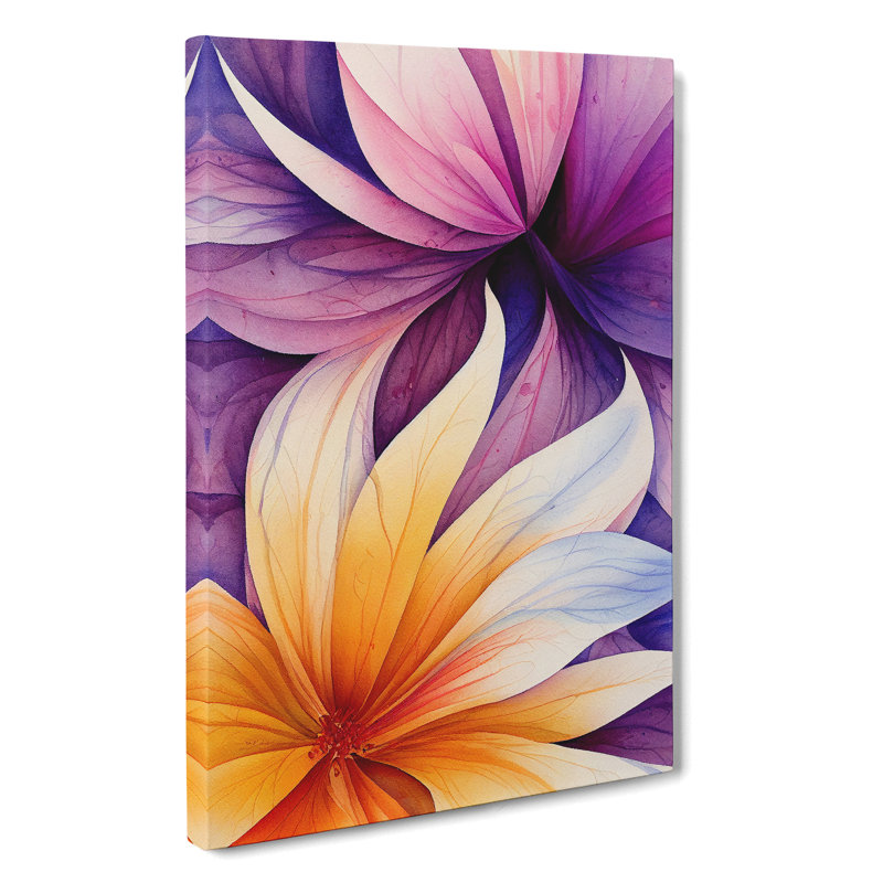 The Tremendous Flowers - Wrapped Canvas, 60cm H x 35cm W x 3cm D