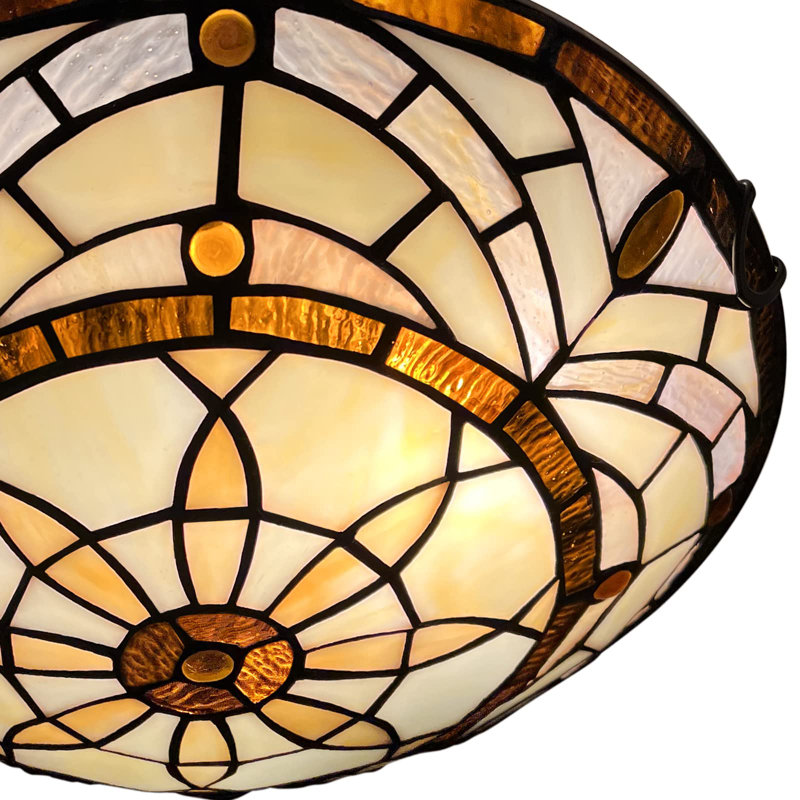 Tiffany Glass Flush Mount
