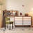 Solid Wood Expandable Storage Cabinet Makeup Table