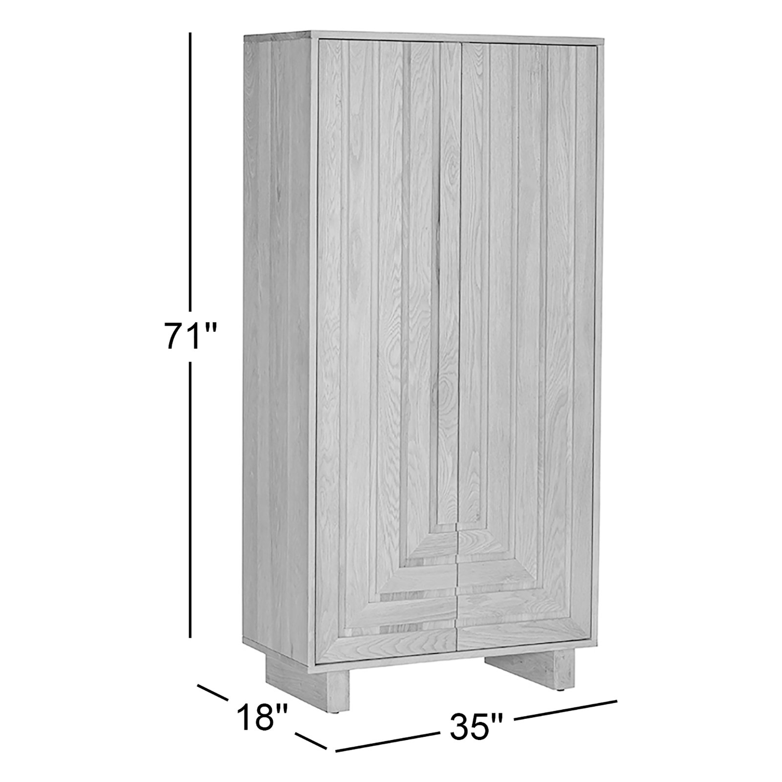 Sumi Armoire, Charcoal