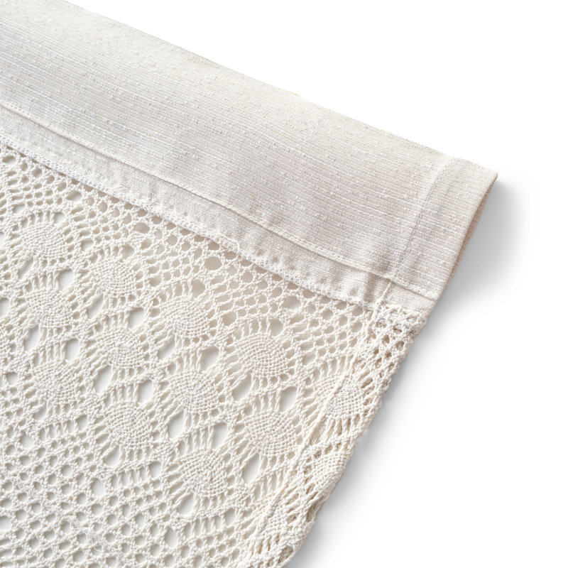 Peri Home Bahia Curtain Panel Pair Linen, 50" W x 95" L