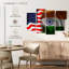 Drapeau de Borges, Inde et États-Unis-107490571