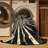 Machine Washable Pantelie Posh & Luxe Starburst Rug in Brown – Black Binding-744966988