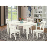 Alingtons 6 - Person Four Leg Dining Set